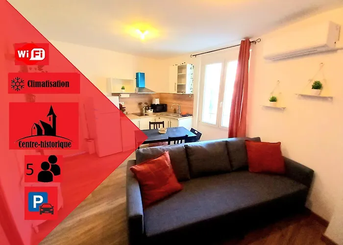 T3 Aqui Es Besiers - Centre-Historique - Cathedrale & Halles - Clim - Wifi - Free Parking Sur Demande